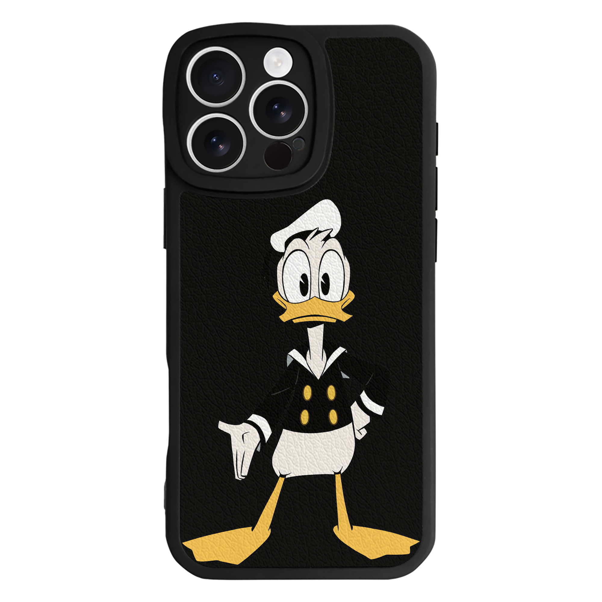 （画像用） ミッキーマウス Mickey Mouse 【iPhone 16シリーズ対応】シリコンスマホケース（レザー調） 材質：シリコン